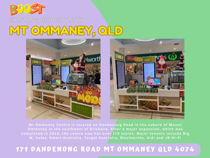 Mt Ommaney, QLD – Existing store for sale!